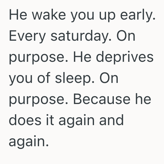 Screenshot 2025 07 15 at 9.44.18 PM She Wants To Sleep In On Saturdays, But When Her Boyfriend Wakes Up And Watches Videos In Bed, It Wakes Her Up Too